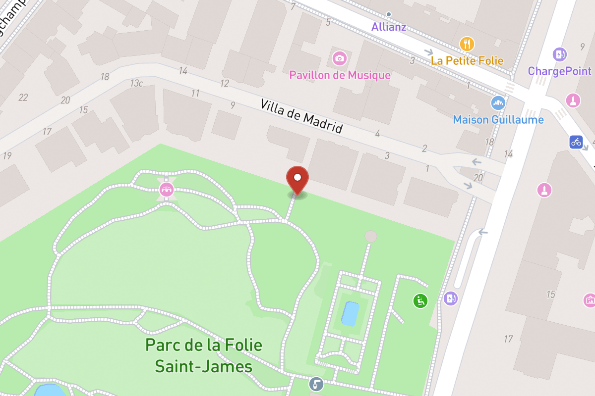 Plan de situation — 15 Avenue de Madrid