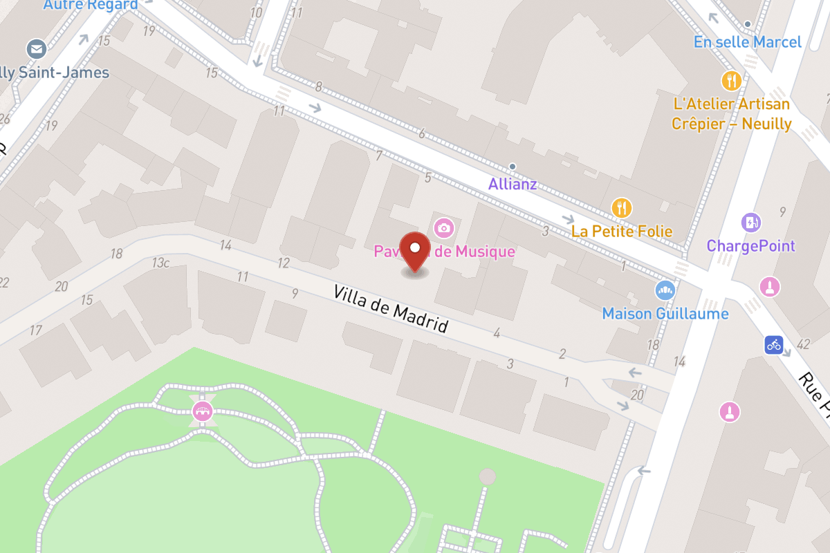 Plan de situation — 16 Avenue de Madrid