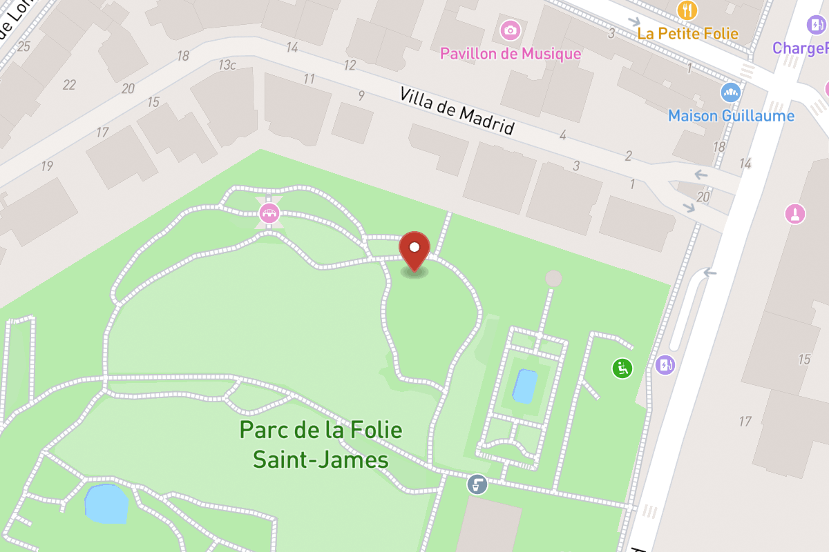 Plan de situation — 17 Avenue de Madrid