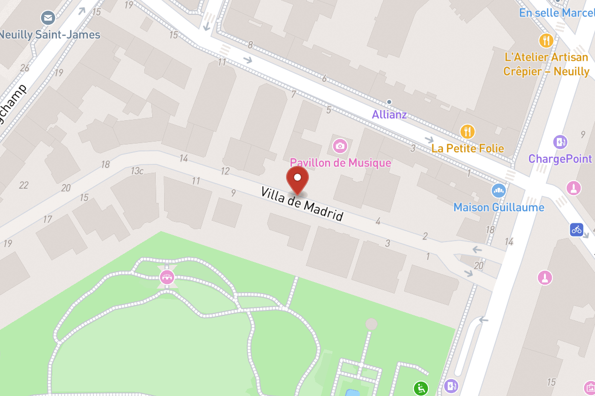 Plan de situation — 18 Avenue de Madrid