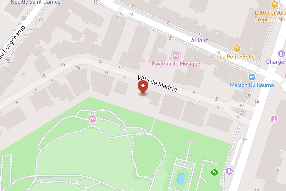 Plan de situation — 20 Avenue de Madrid