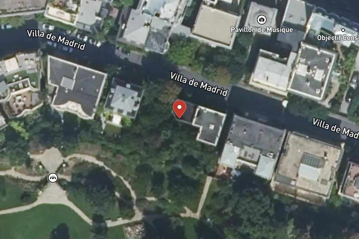 Vue satellite — 20 Avenue de Madrid