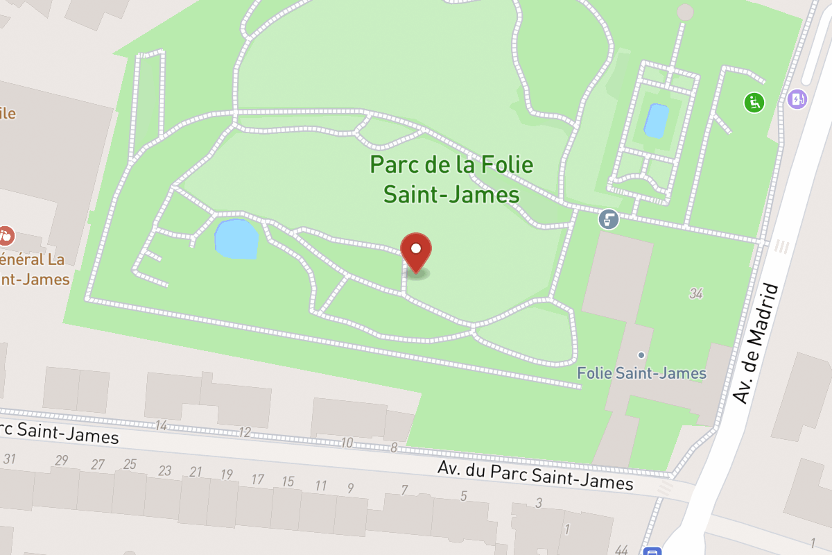 Plan de situation — 21 Avenue de Madrid