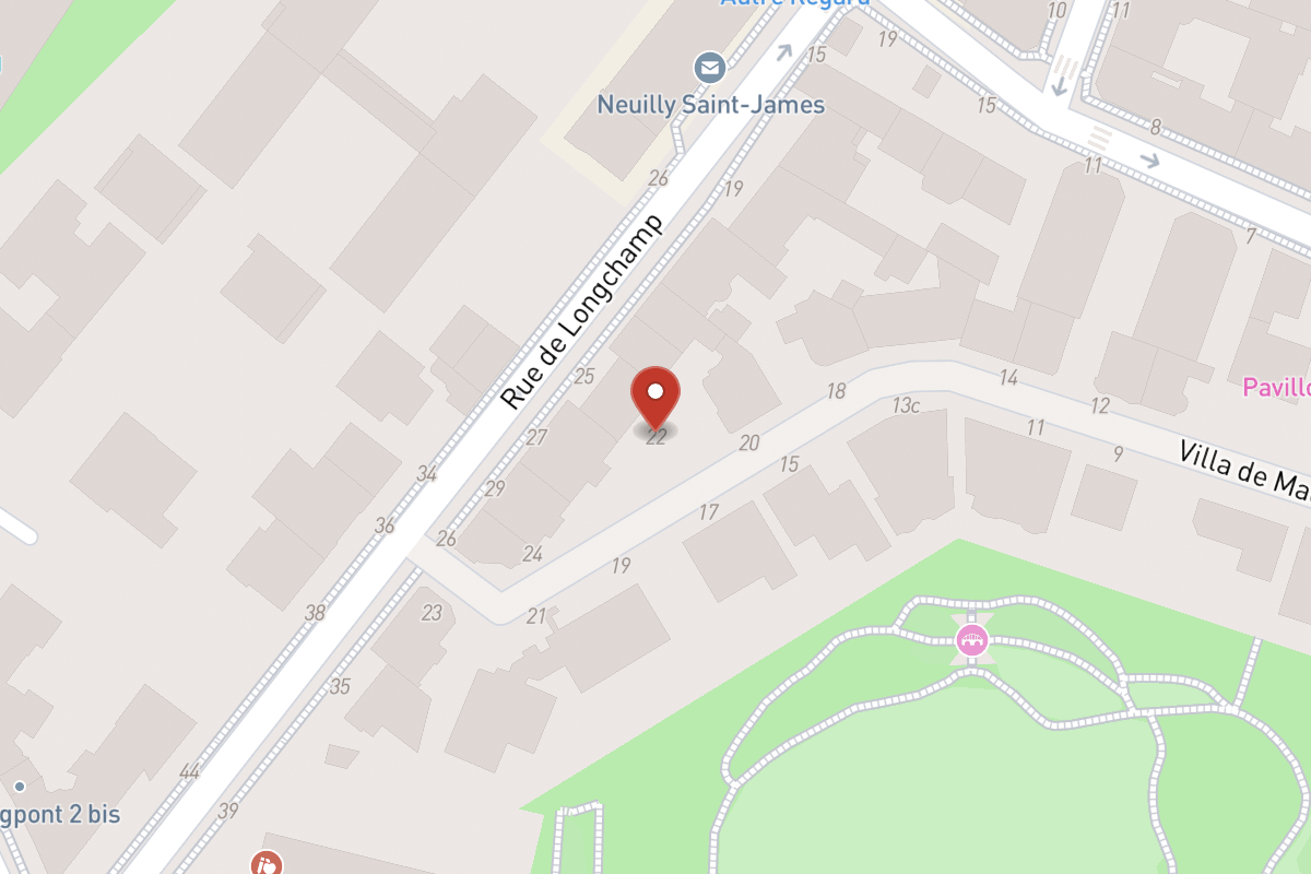 Plan de situation — 22 Avenue de Madrid