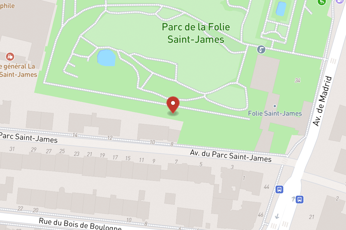 Plan de situation — 23 Avenue de Madrid