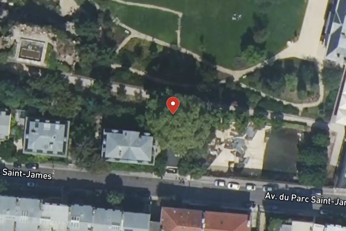 Vue satellite — 23 Avenue de Madrid