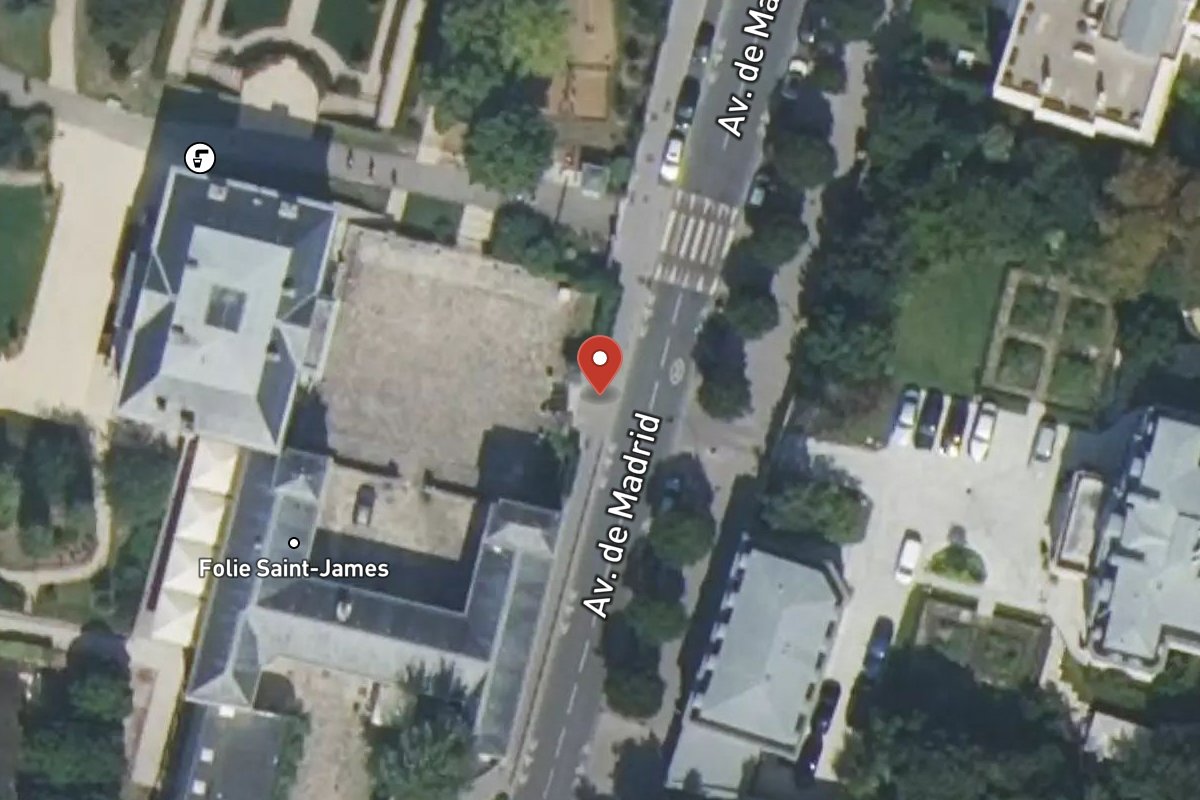 Vue satellite — 34 Avenue de Madrid
