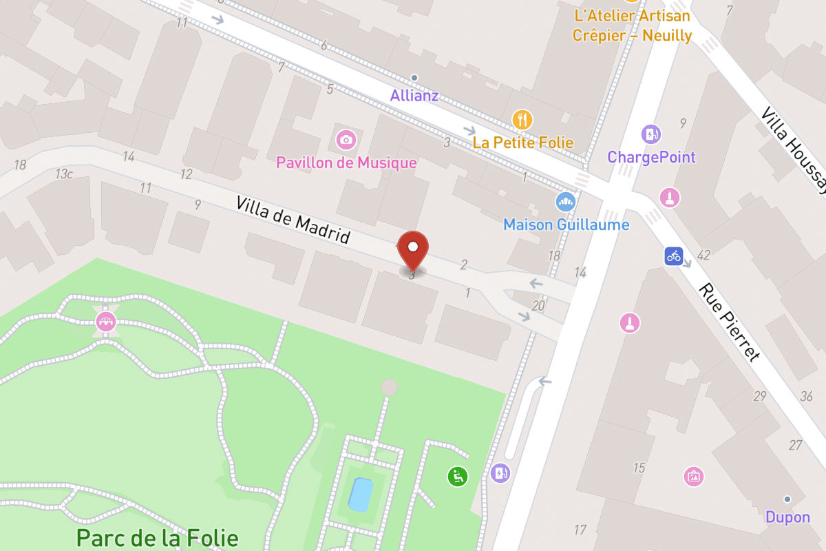 Plan de situation — 3BIS Avenue de Madrid