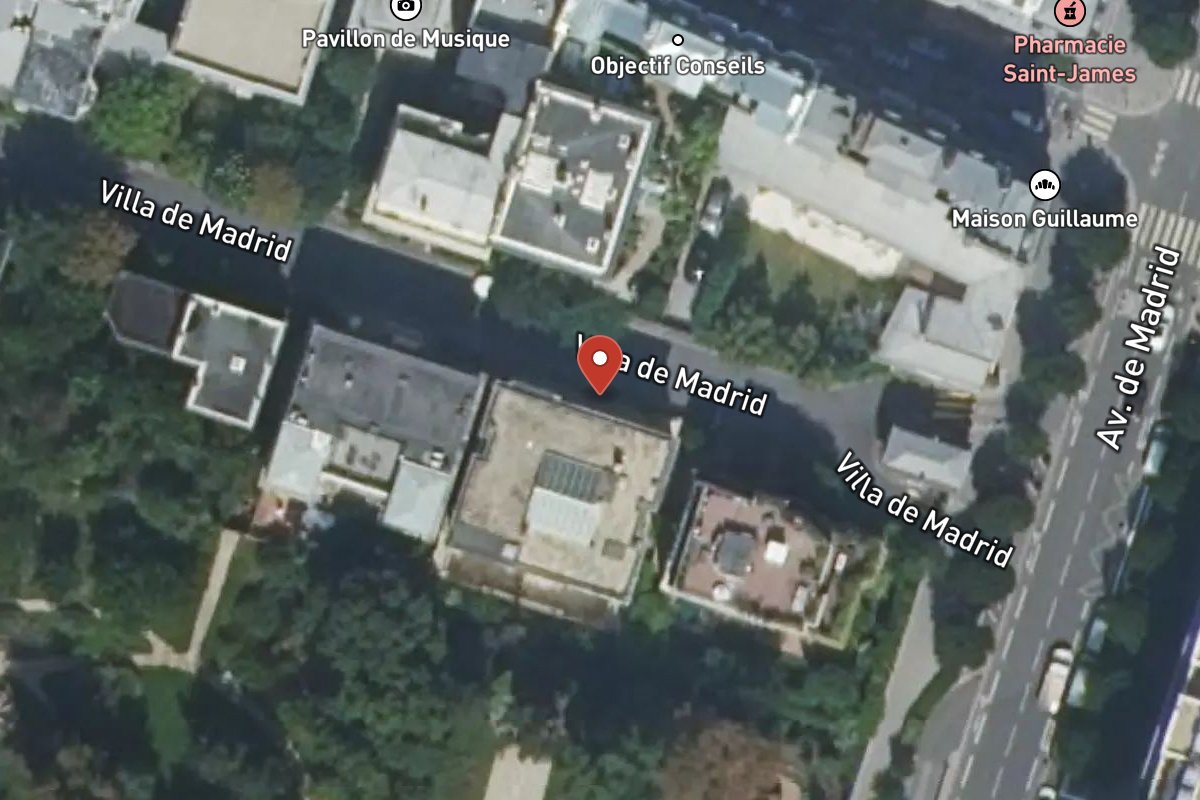 Vue satellite — 3BIS Avenue de Madrid