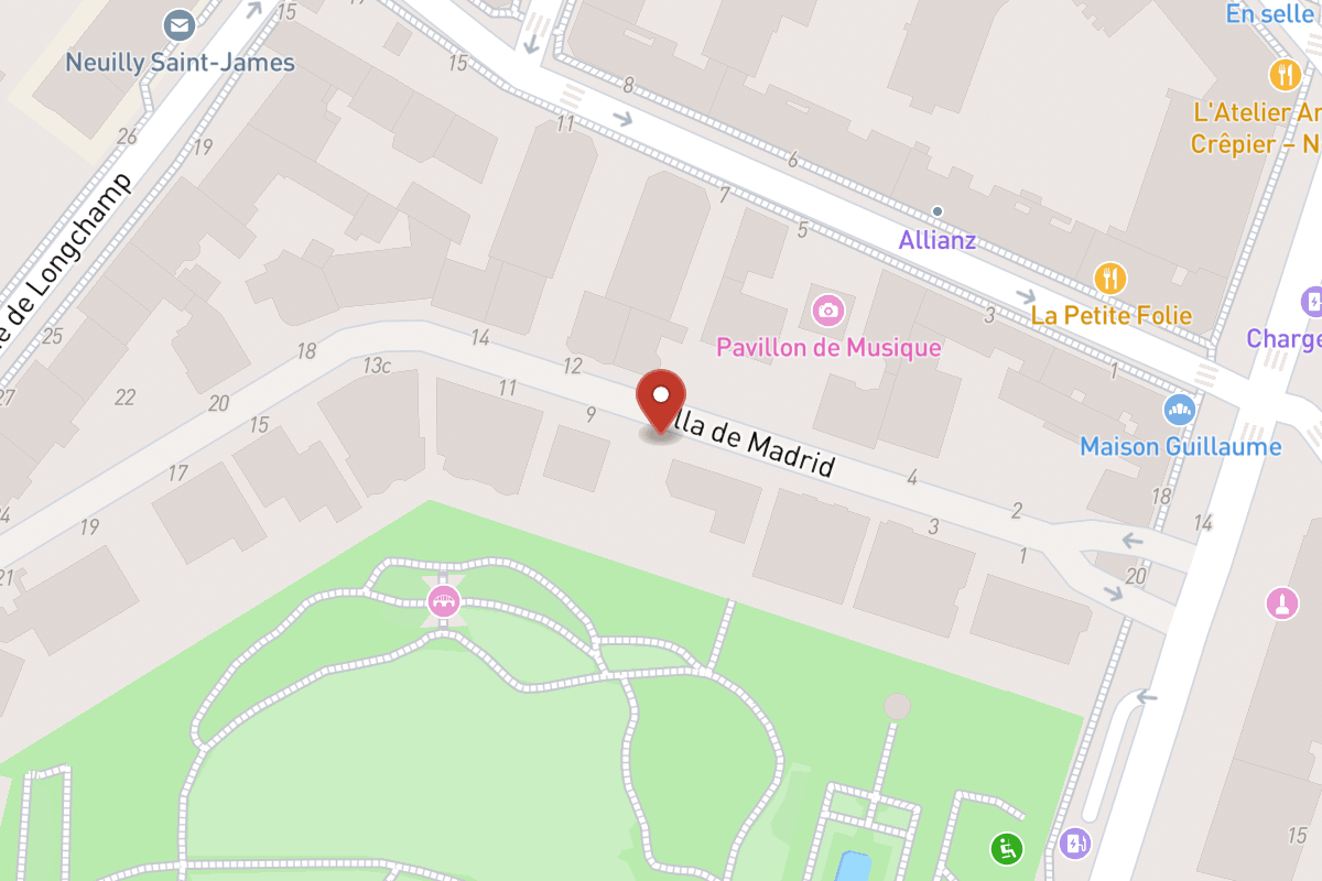 Plan de situation — 3TER Avenue de Madrid