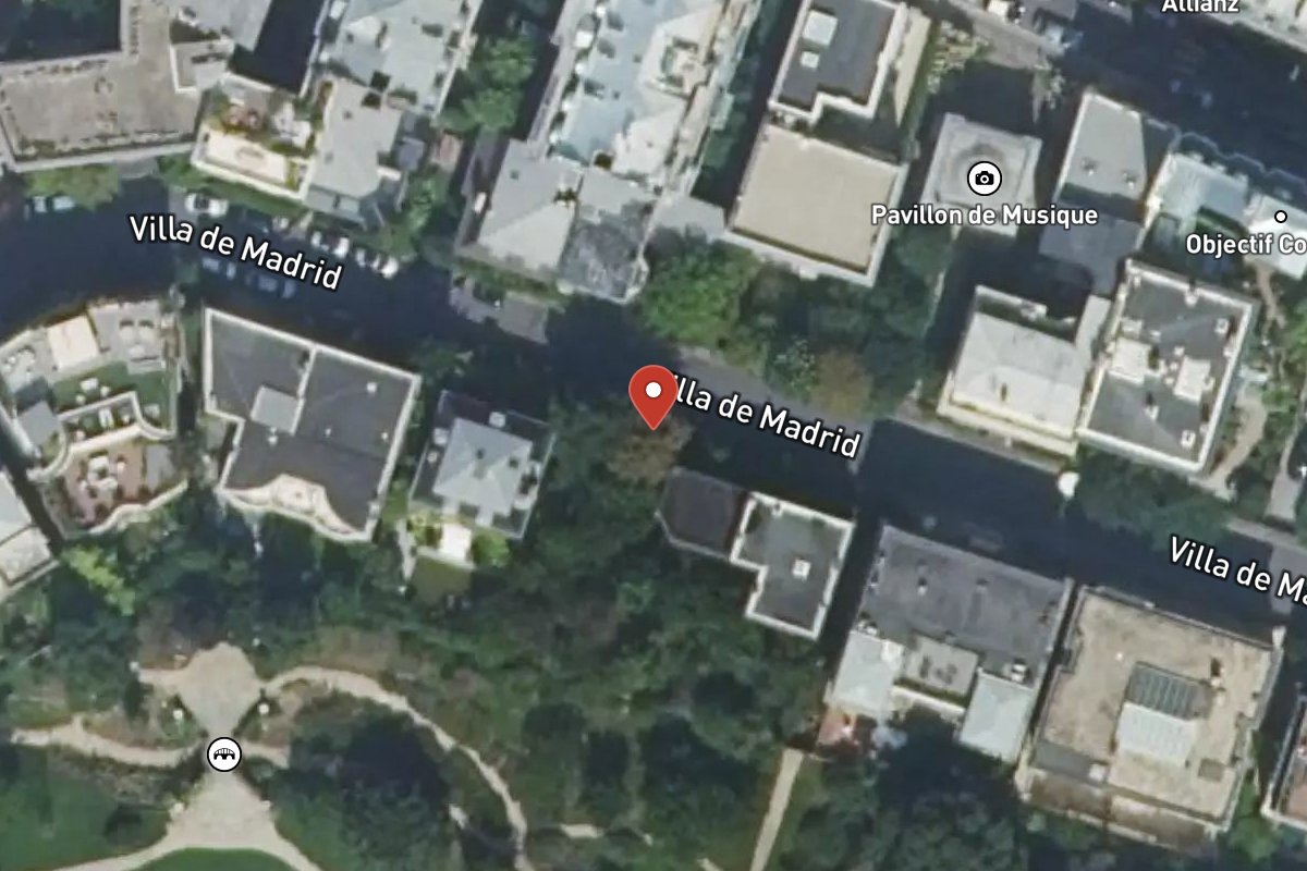 Vue satellite — 3TER Avenue de Madrid