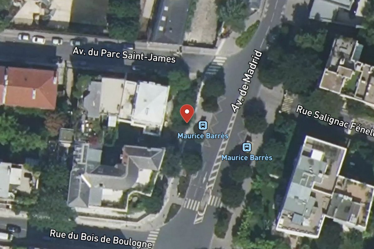 Vue satellite — 44 Avenue de Madrid