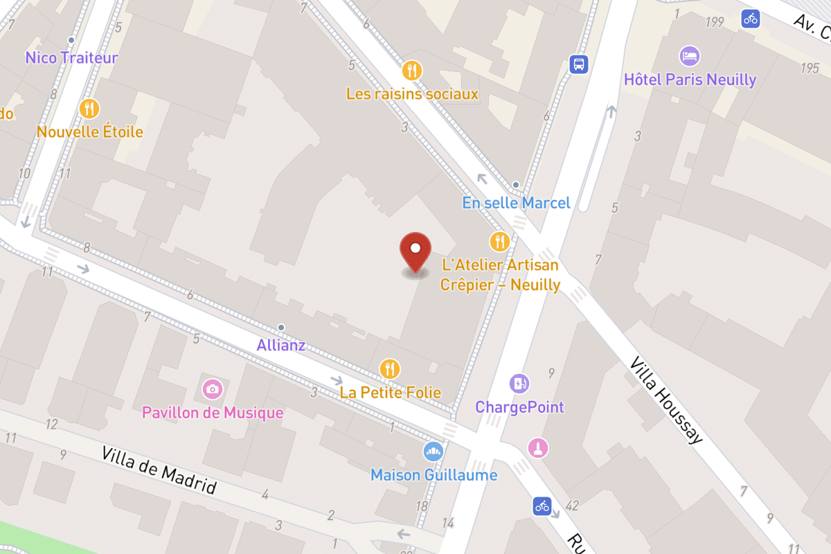 Plan de situation — 4 Avenue de Madrid