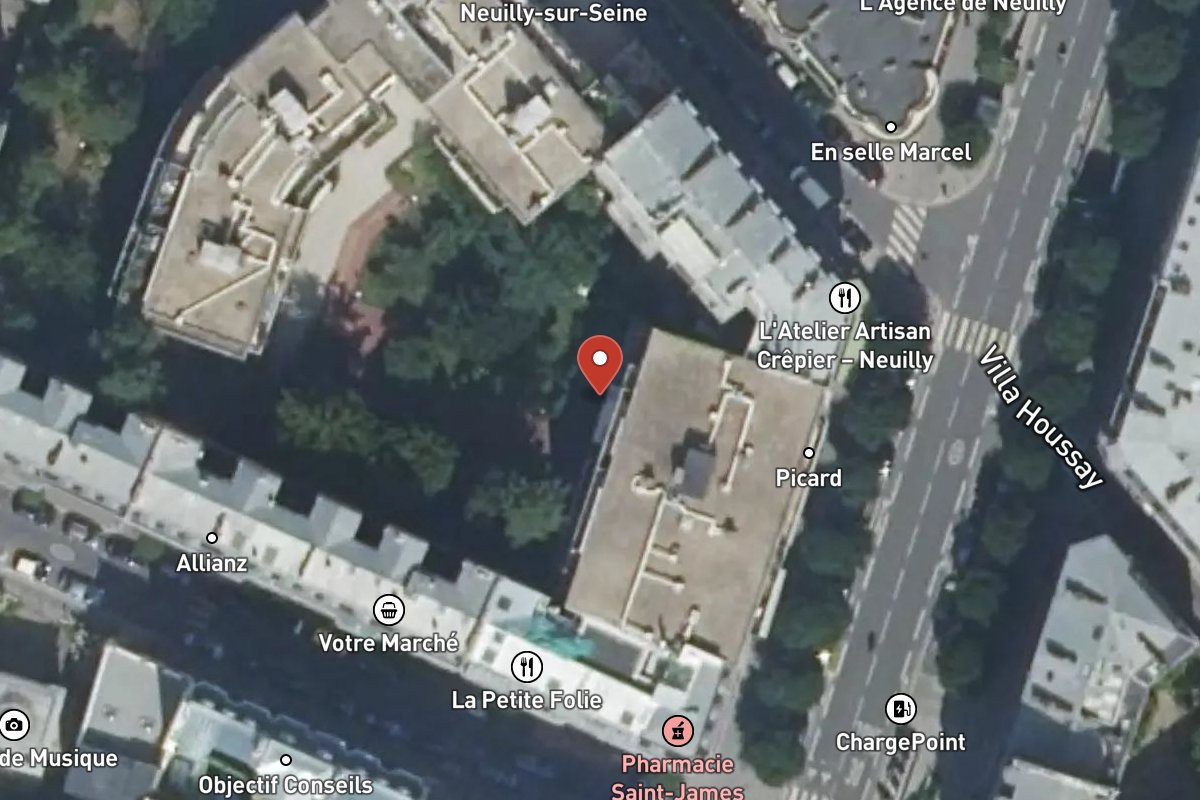 Vue satellite — 4 Avenue de Madrid