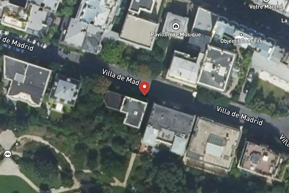 Vue satellite — 5BIS Avenue de Madrid