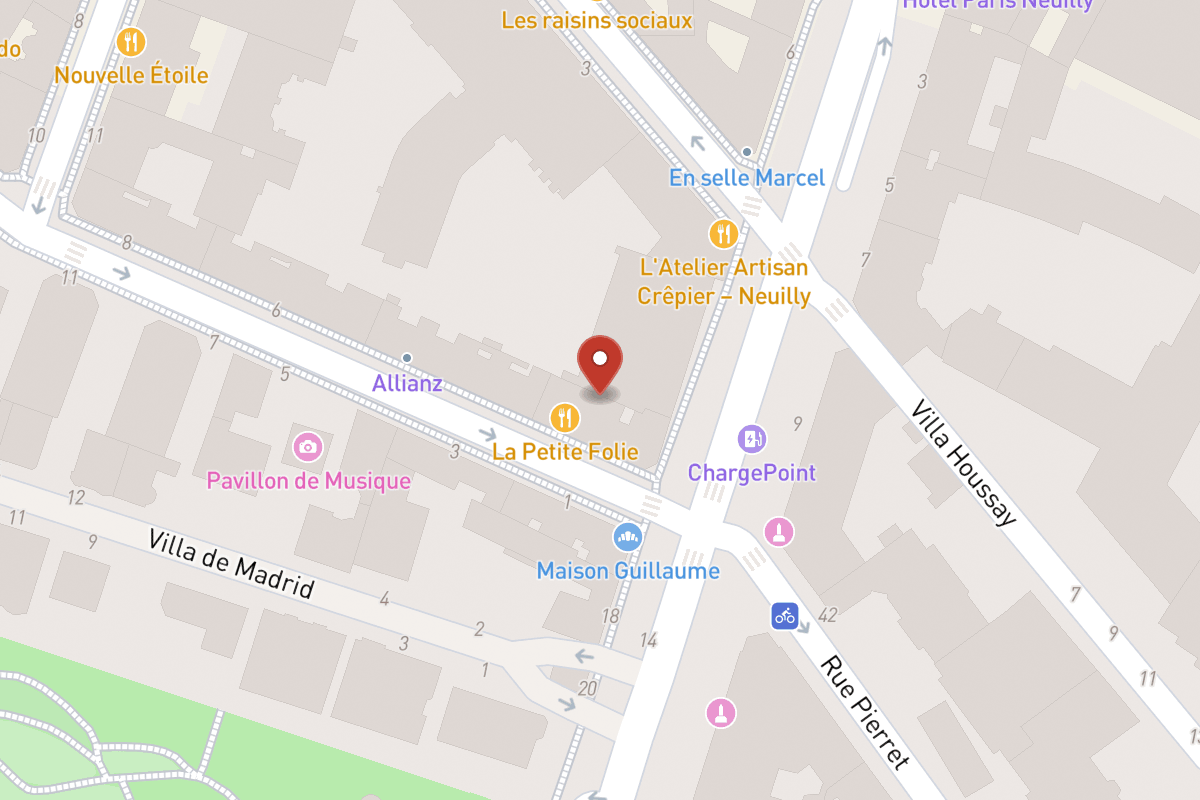 Plan de situation — 5 Avenue de Madrid