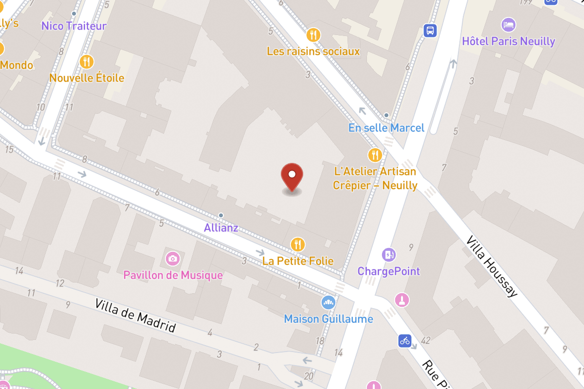 Plan de situation — 6 Avenue de Madrid