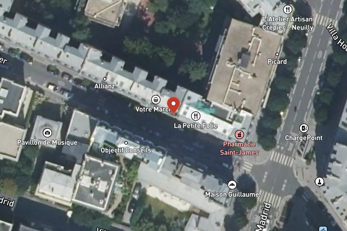 Vue satellite — 7 Avenue de Madrid