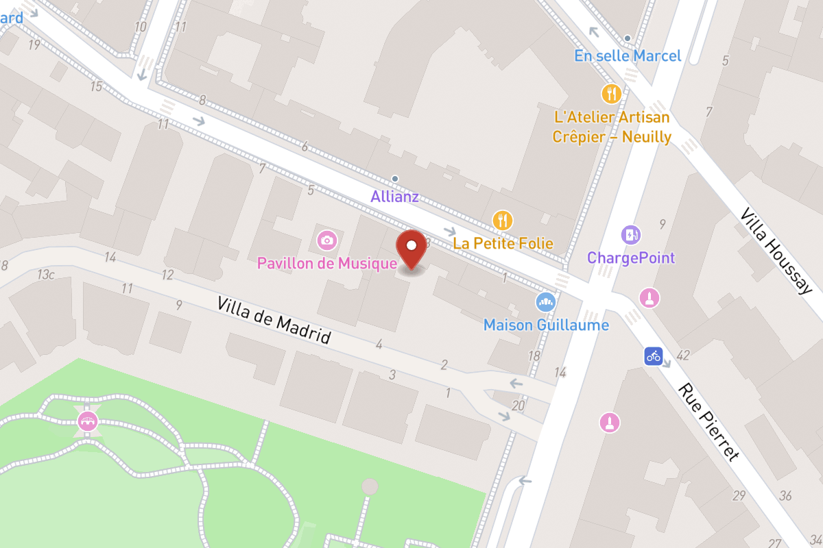 Plan de situation — 9 Avenue de Madrid