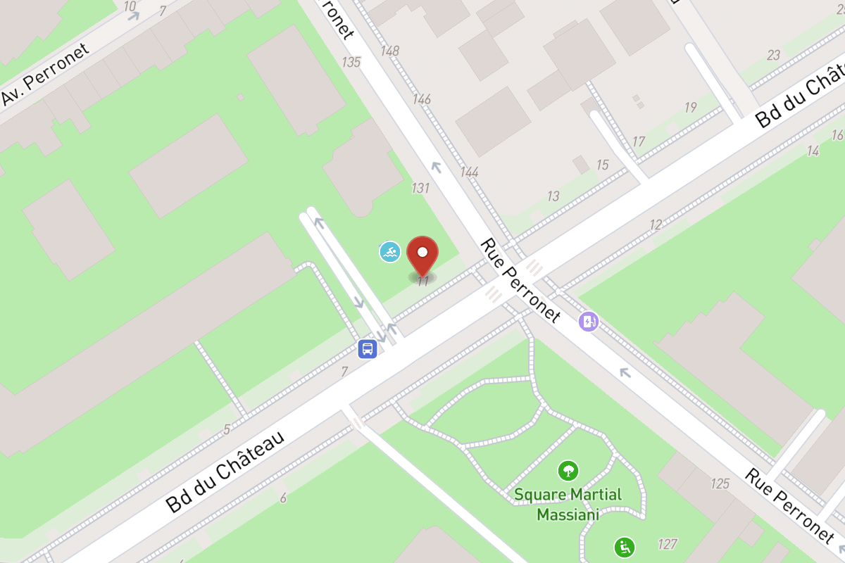 Plan de situation — 11 Avenue du Château