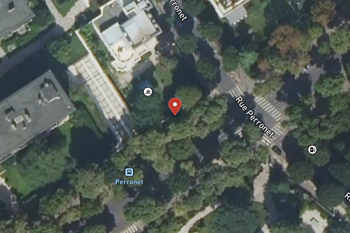 Vue satellite — 11 Avenue du Château