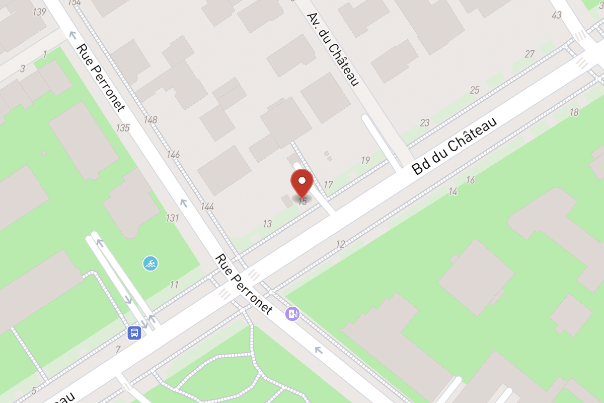 Plan de situation — 15 Avenue du Château
