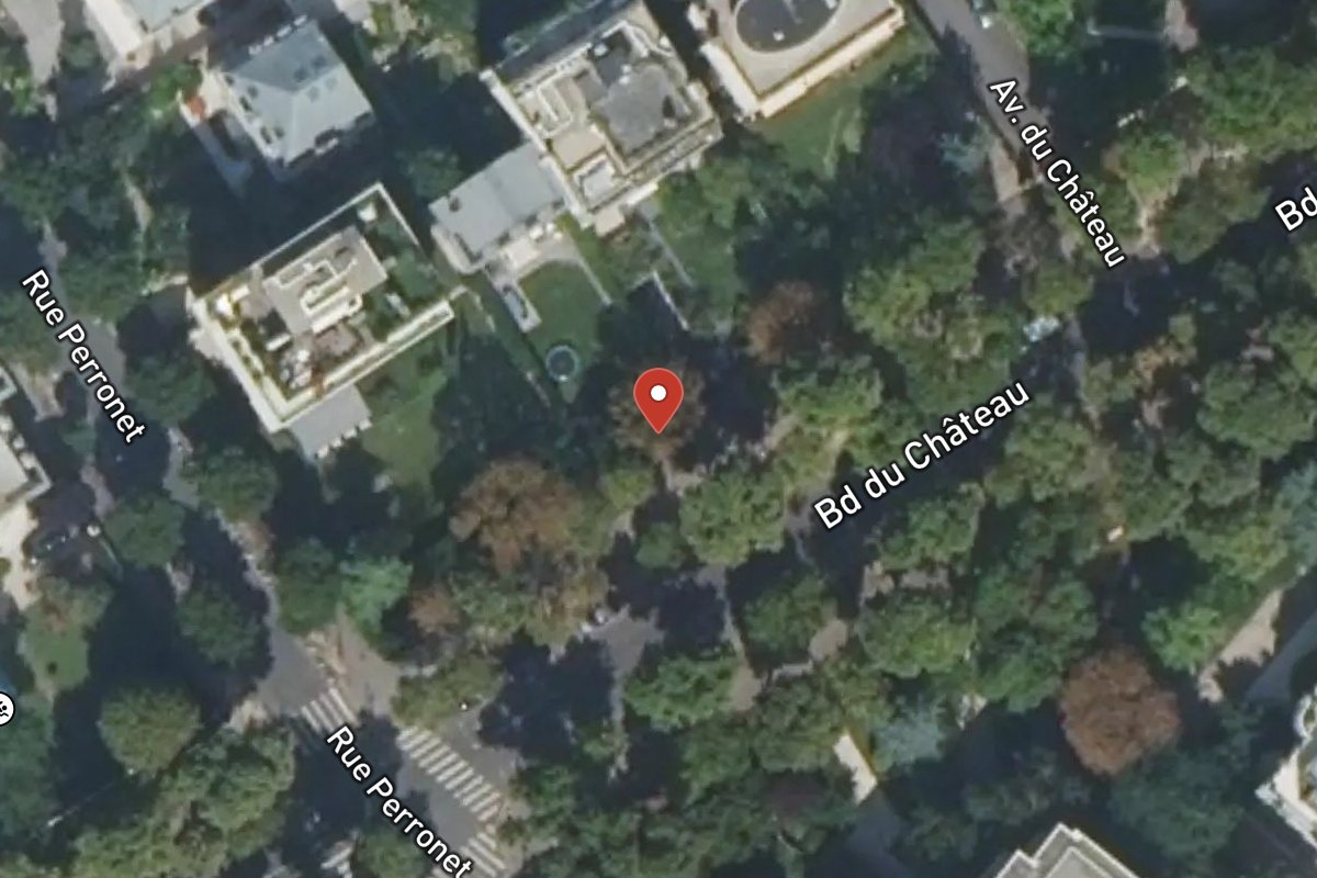 Vue satellite — 15 Avenue du Château