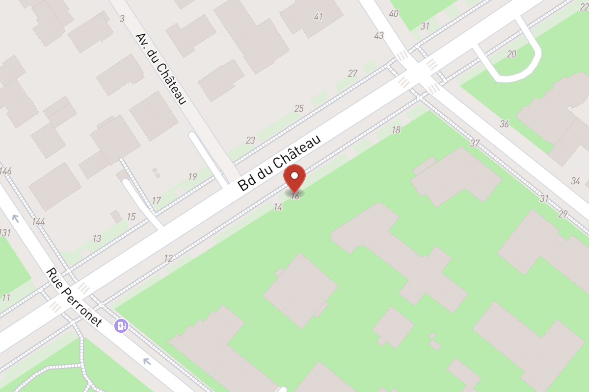 Plan de situation — 16 Avenue du Château