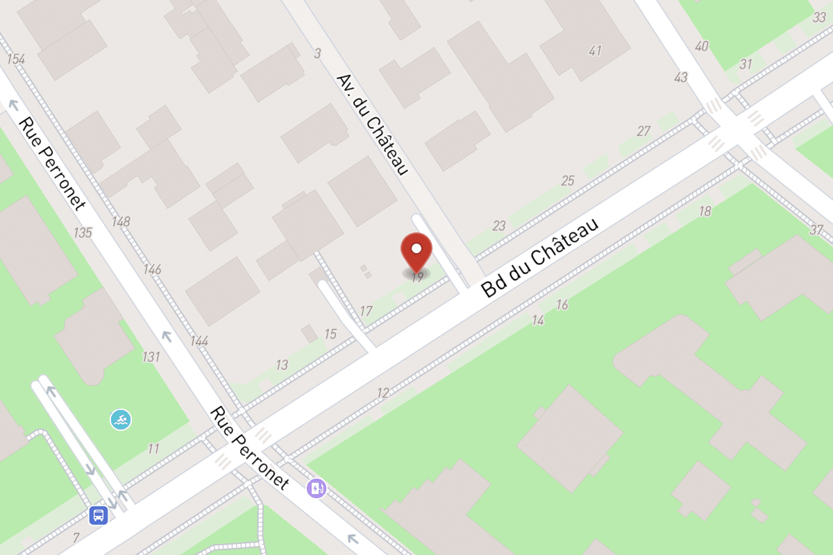 Plan de situation — 19 Avenue du Château