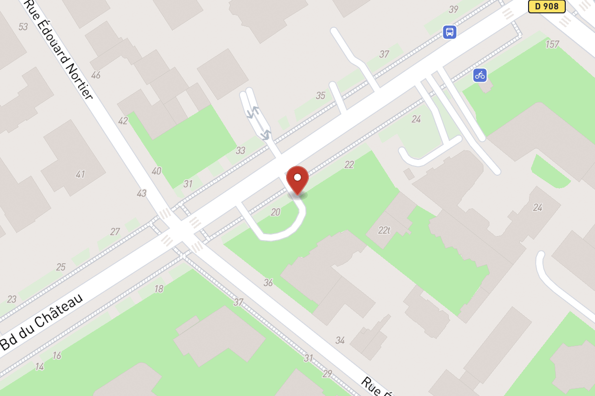 Plan de situation — 20BIS Avenue du Château