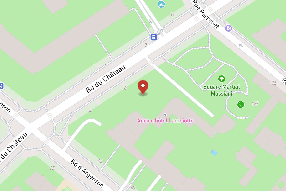 Plan de situation — 20 Avenue du Château