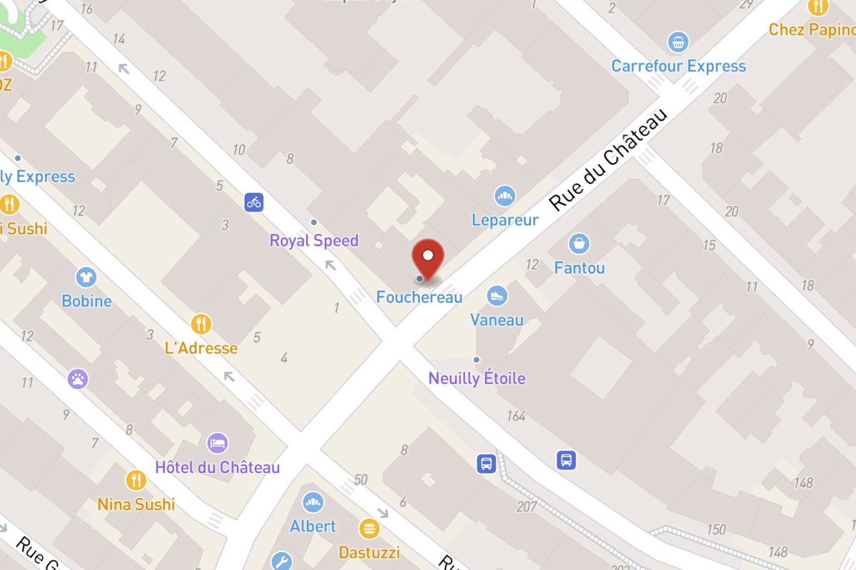 Plan de situation — 21 Avenue du Château
