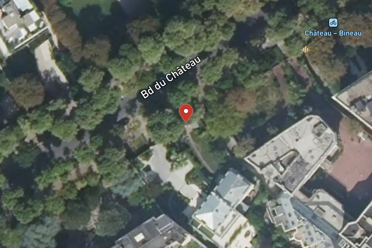 Vue satellite — 22BIS Avenue du Château