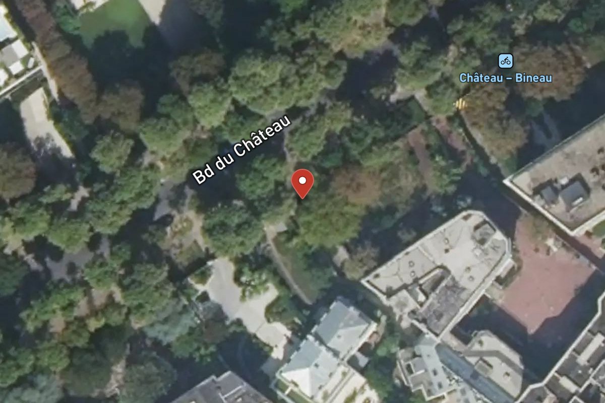 Vue satellite — 22TER Avenue du Château