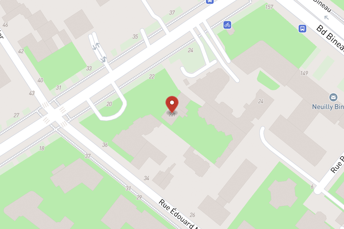 Plan de situation — 22T Avenue du Château
