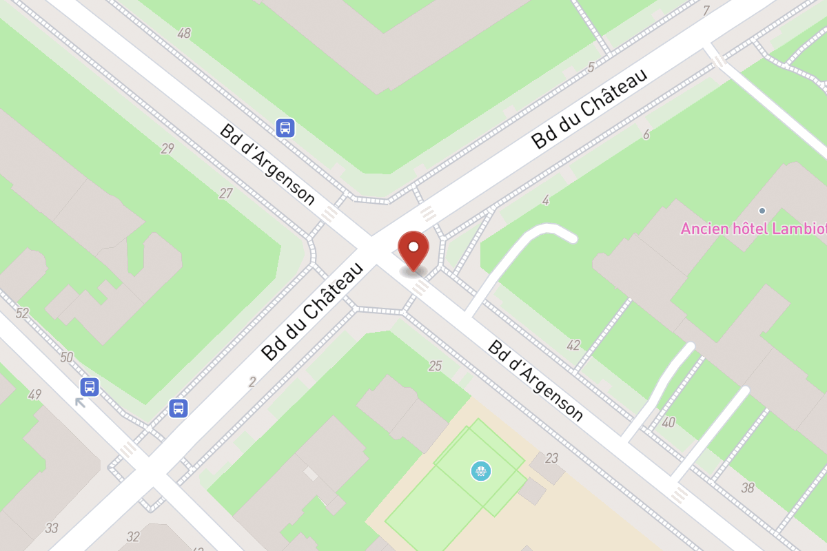 Plan de situation — 23 Avenue du Château