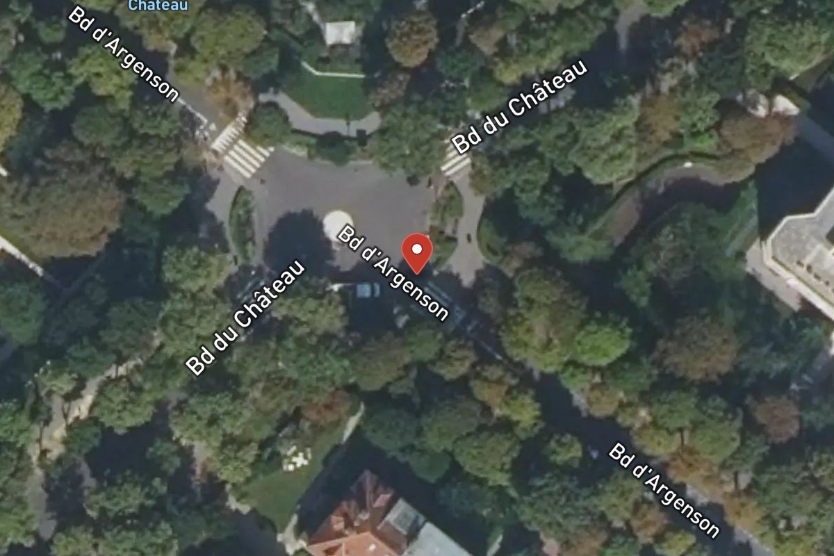 Vue satellite — 23 Avenue du Château