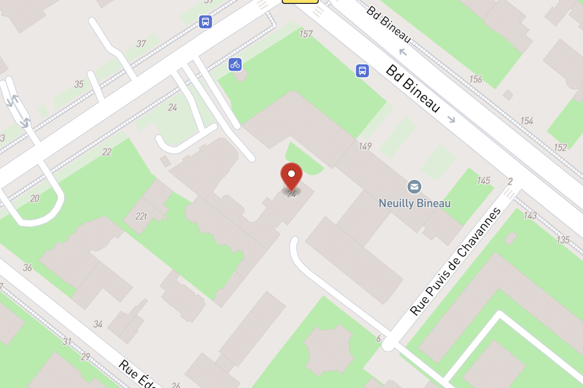 Plan de situation — 24BIS Avenue du Château