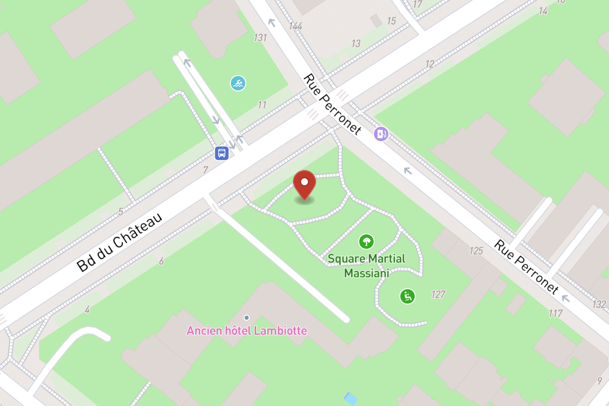 Plan de situation — 24 Avenue du Château