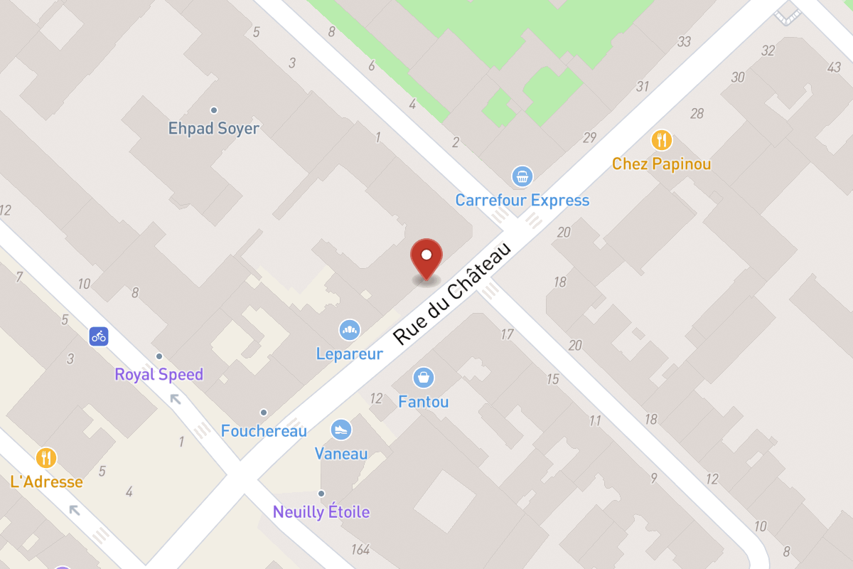 Plan de situation — 25BIS Avenue du Château