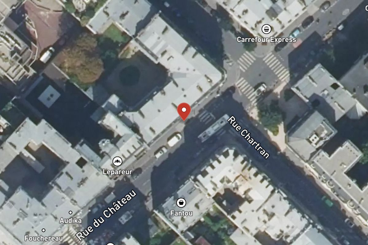 Vue satellite — 25BIS Avenue du Château