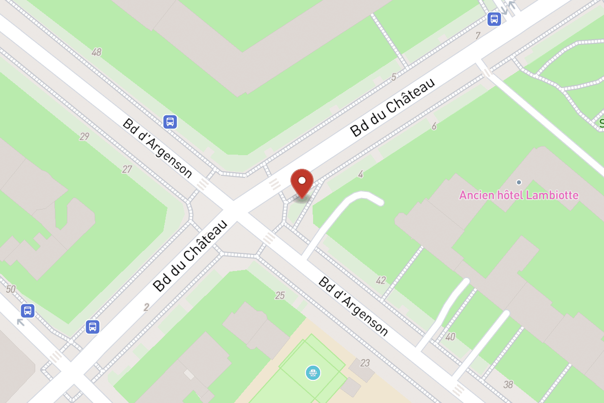Plan de situation — 25 Avenue du Château