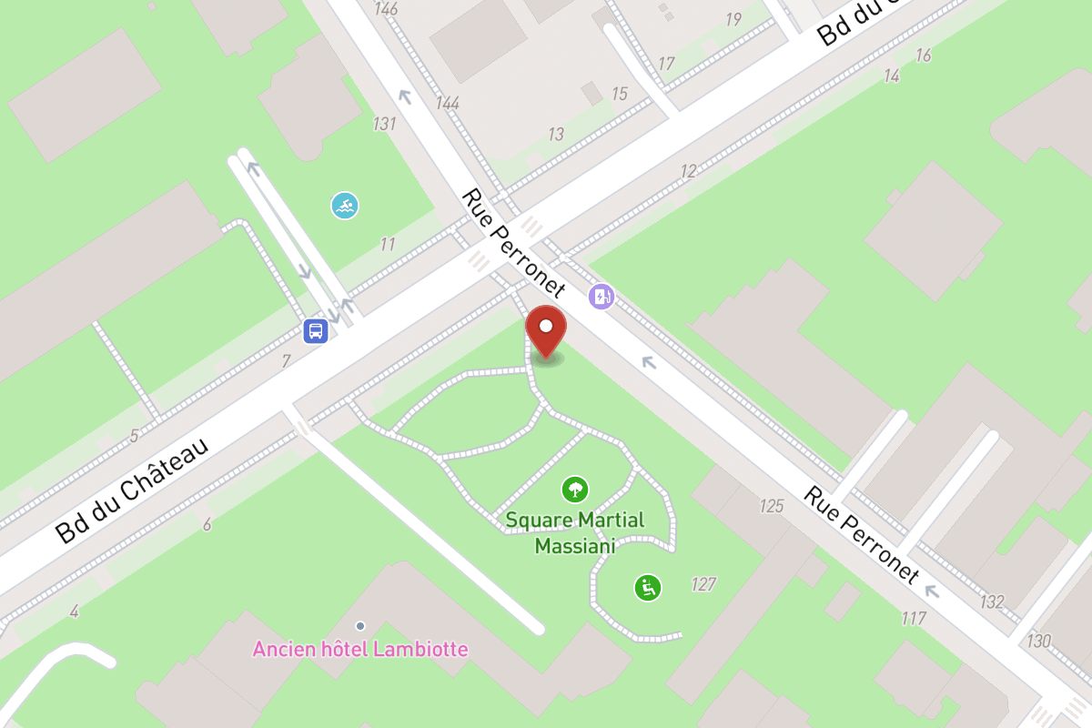 Plan de situation — 26 Avenue du Château