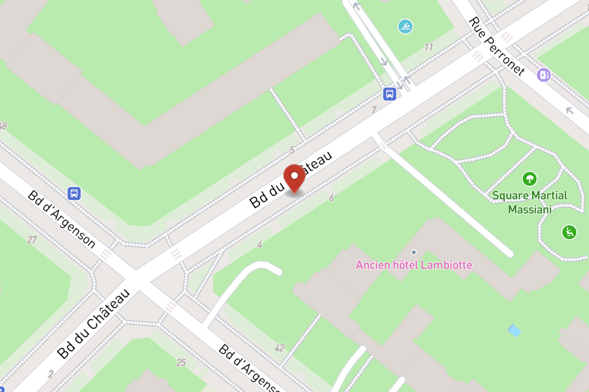 Plan de situation — 27 Avenue du Château