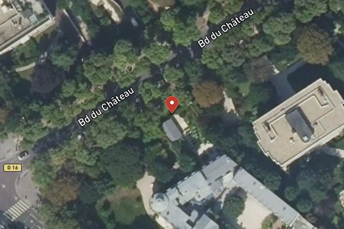 Vue satellite — 28BIS Avenue du Château