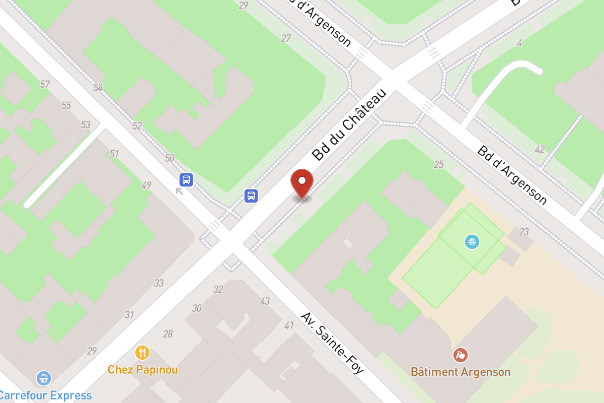 Plan de situation — 2BIS Avenue du Château