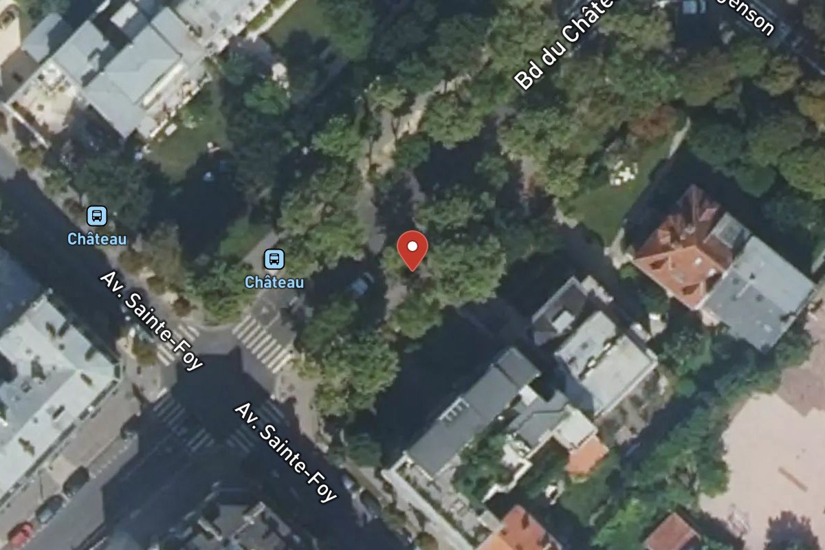 Vue satellite — 2BIS Avenue du Château