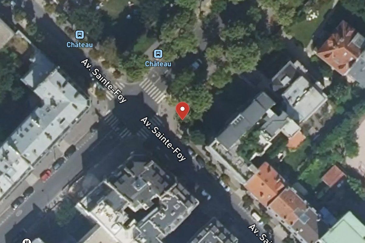 Vue satellite — 2 Avenue du Château