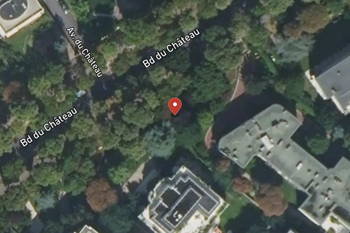 Vue satellite — 30 Avenue du Château