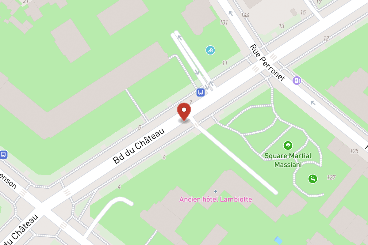 Plan de situation — 31 Avenue du Château